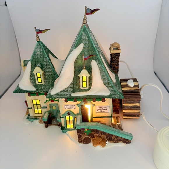 Department 56 Other - Department 56 North Pole Series Elsie's Gingerbread Shop 56398 Needs Smoke